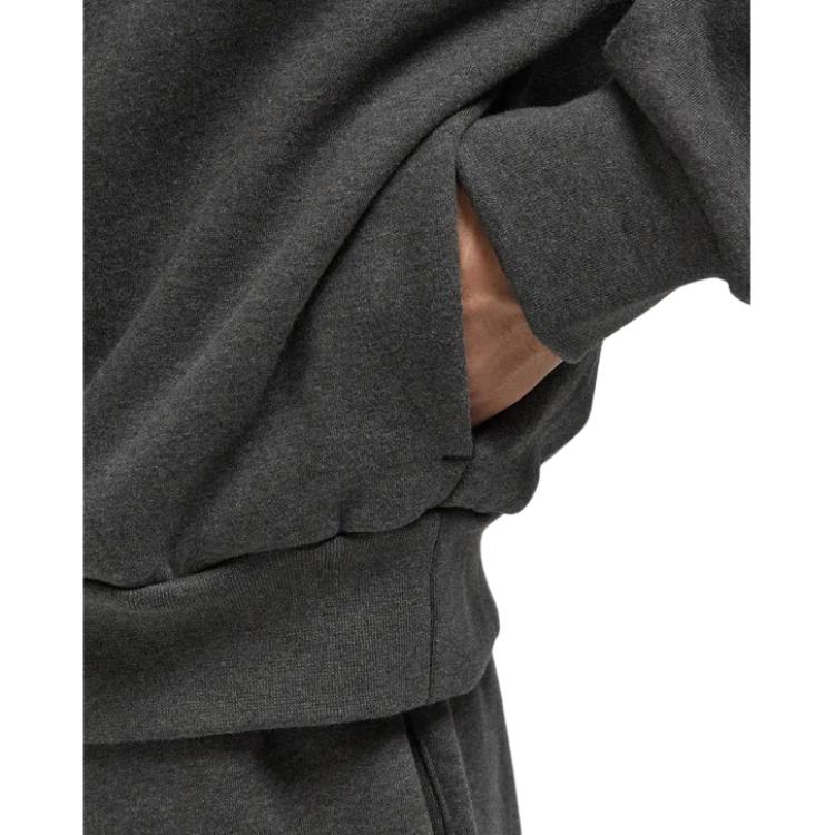 Fear of God Essentials Sudadera Clásica con Cuello Redondo en Relieve Carbón Jaspeado Hombre Tops Gris 192HO256551F