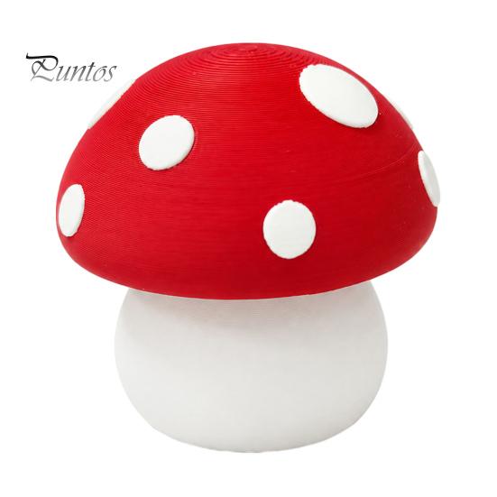 Button Fidget Toy 3D Printed Mushroom Clicker Toy, for Stress Relief, Mini Finger Backpack Decoration Reliever