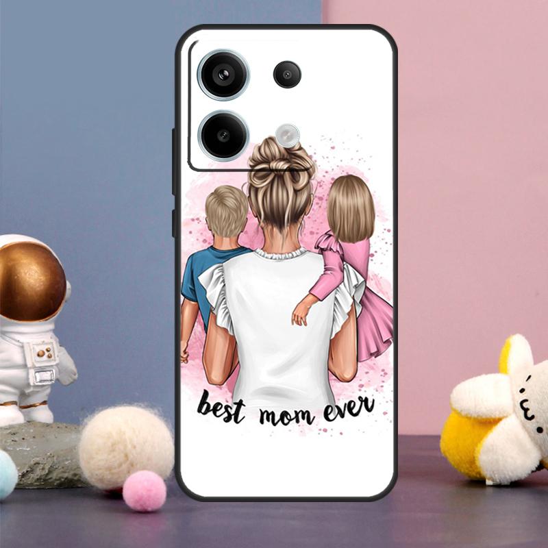 

Baby Mom Daughter Girl Son Dad Case For Xiaomi Redmi Note 15 Pro Plus 10 11 12 13 14 Pro Redmi 15 15C 14C 10C 12C 13C Cover Redmi Note 12 4G