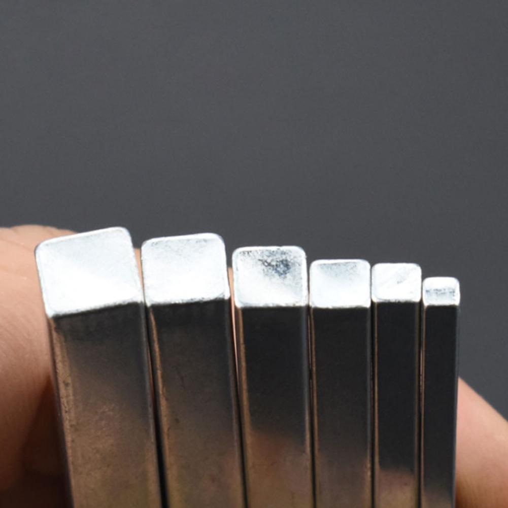 1 Stück L-Form Vierkantkopfschlüssel Vierkantschlüssel 4-Punkt-Schlüssel Schraubendrehersatz Für Sicherheits-Selbstbohrschraubenantrieb 3-10mm