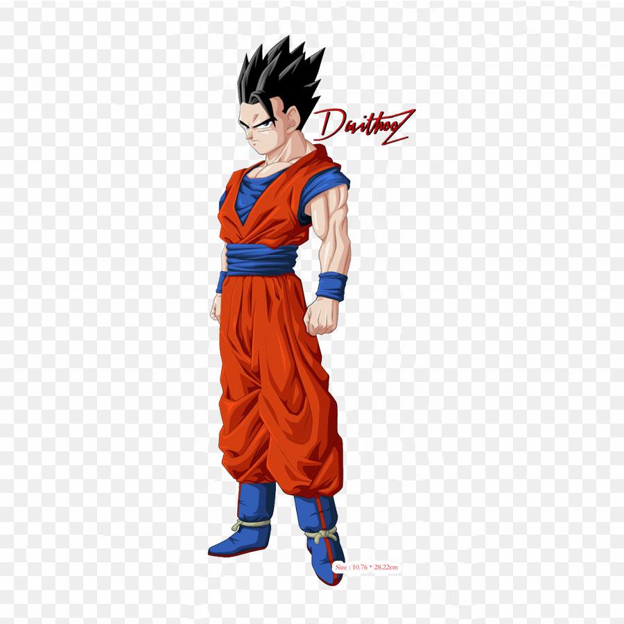 Patches For Clothes Bag Iron On Thermal Stickers Mystic Gohan Gohan Goten Pattern Washable Heat Transfer