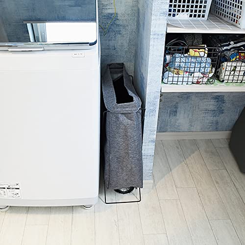 Pearl Metal Slim Laundry Wire Basket, 36L, Gray, Wash Style, HB-6341