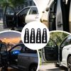 Car Door Shock Absorber 4 Pieces Car Bumper Cushions Automotive Door Damping Pads for Interior Truck Sedan SUV RV Vehicle