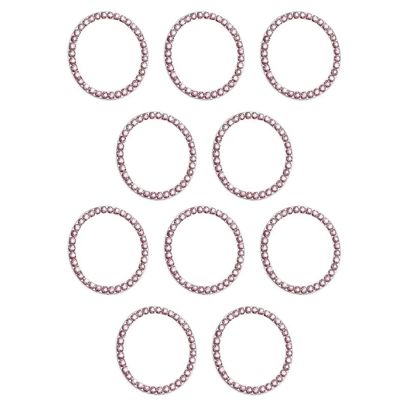 Sparkling Automotive Ignitions Switches Decors Elastic Clip On Designs Decorative Suitable for Most Vehicles