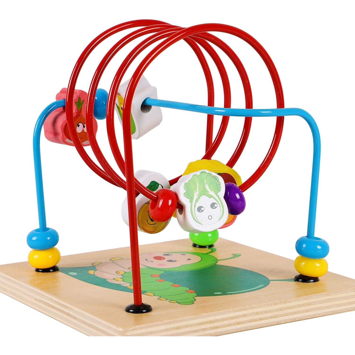 Игрушки из дерева Оксфорд деревянный кубик активности — фото 6