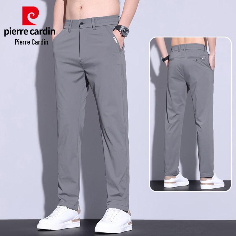 Pierre Cardin Men's Summer Cool Breathable Casual Straight-Leg Pants