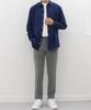 The Shirt Studio Navy Semi-Overfit Spandex Solid Shirt