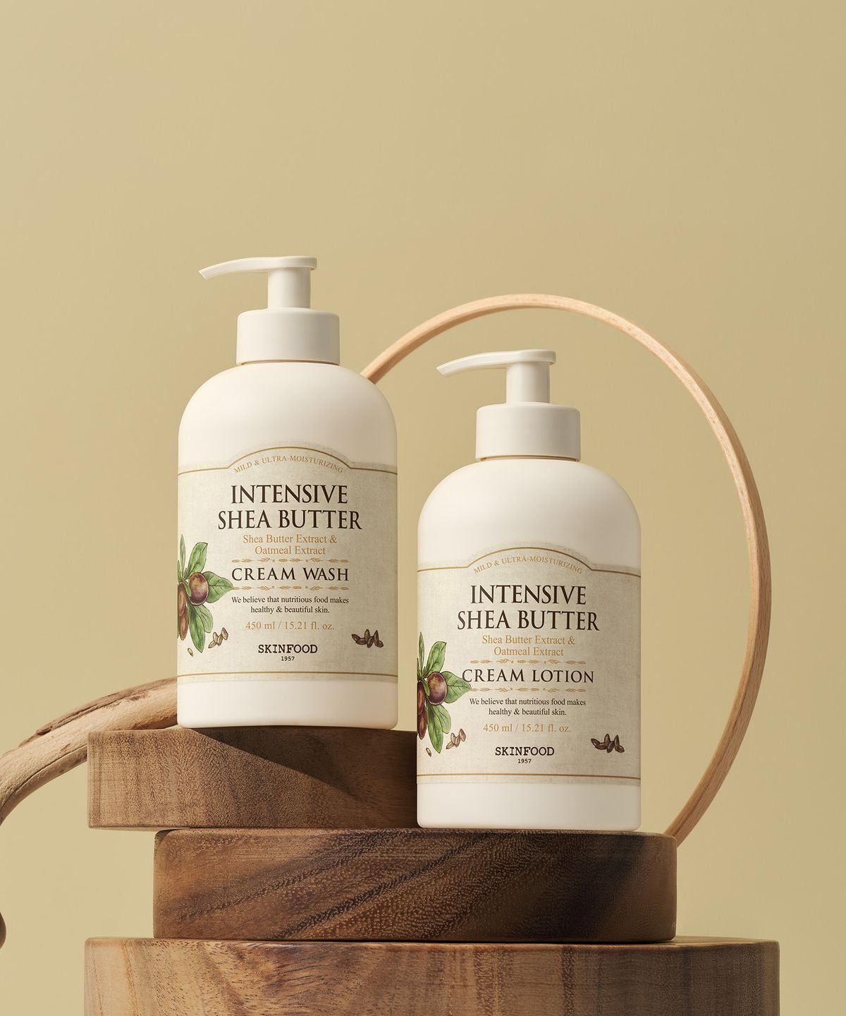 Intensive Shea Butter Cream Wash / Cream Lotion 450ml lotion