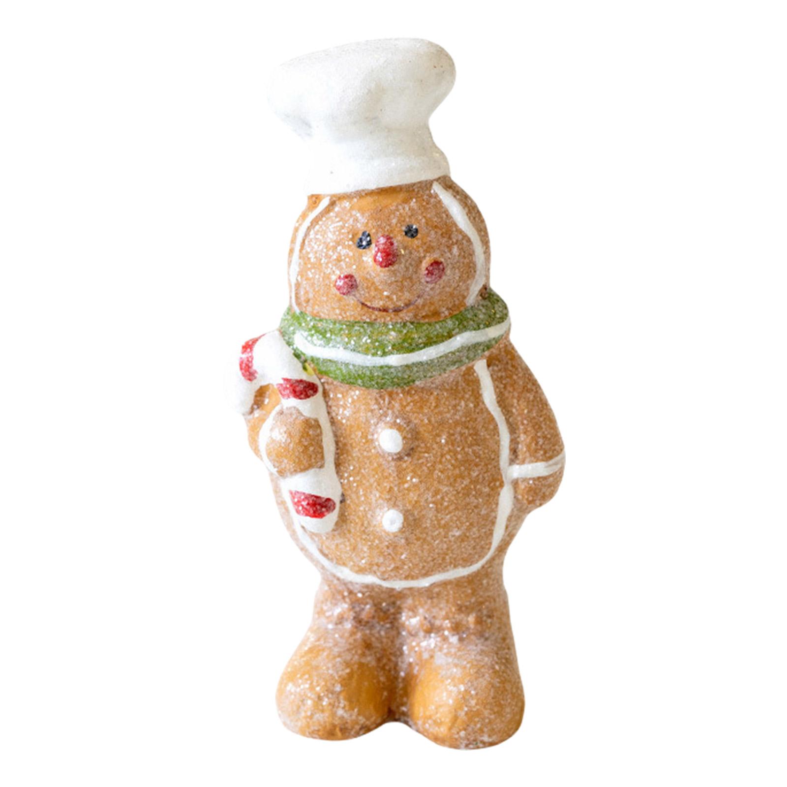 

Пряничный человечек Рождественские украшения Фигурка пряничного человечка Украшения для праздничной елки Украшения для праздника D