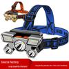 Five-Head LED Rechargeable Headlamp for Outdoor and Mining Use