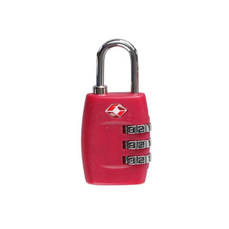 TSA Custom Combination Travel Luggage Zipper Lock (tsa335) - Secure Plastic Suitcase Lock for Traveling Abroad.