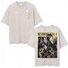 T-shirt Anime Édition Limitée Resident Evil Requiemm Vêtements pour Hommes Gothique Vintage Lavé T-shirts Hauts d'Été T-shirt à Col Rond Streetwear