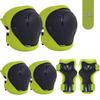 Kids' 6-Piece Protective Gear Set for Skating, Cycling, Skiing & Balance Biking - Thickened Knee Pads & Wrist Guards