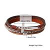 Jewelry Bohemian hand-woven cross bracelet light luxury micro-magnetic buckle bracelet
