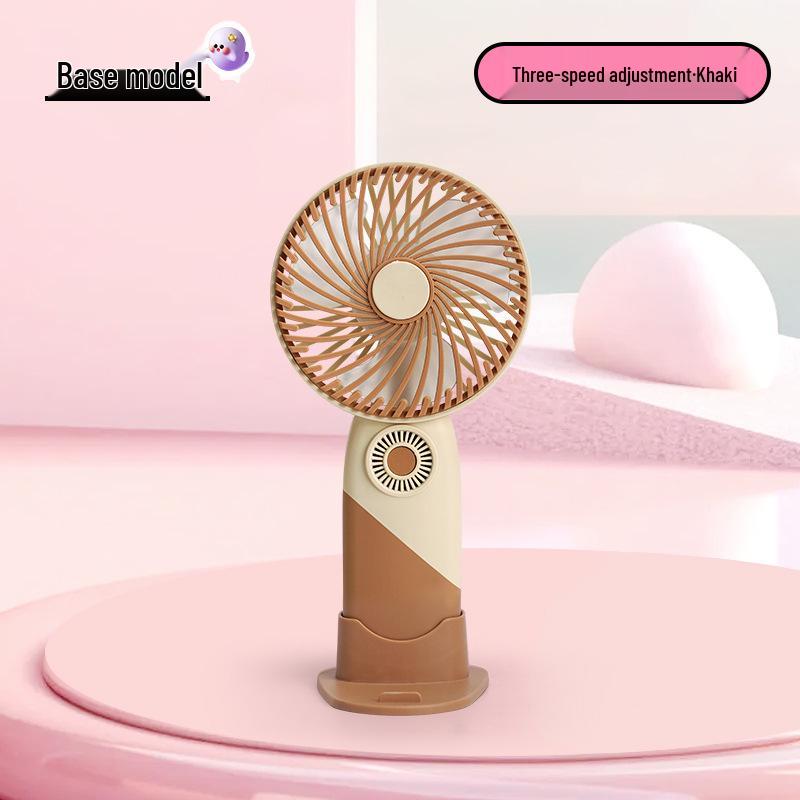 Rechargeable Mini USB Desk Fan: Portable, Strong Wind Handheld Electric Fan