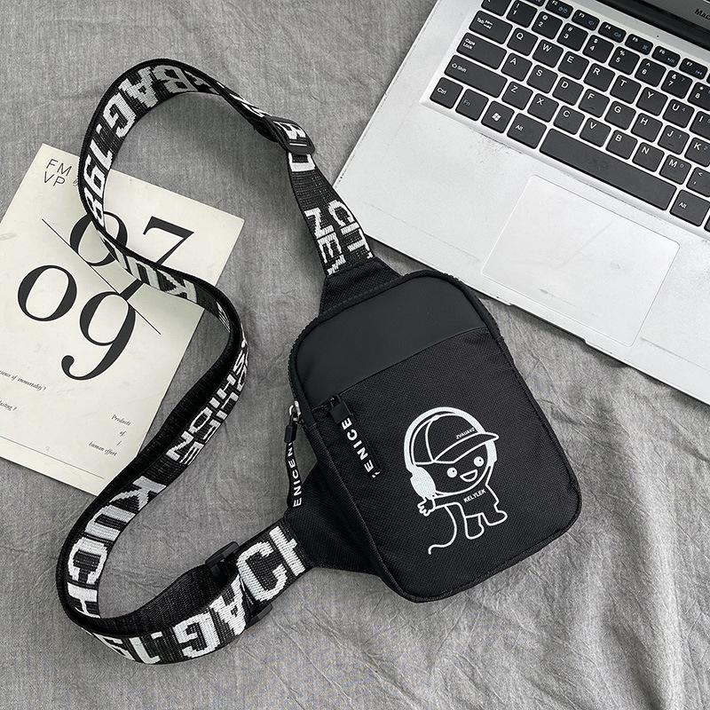 

Personality Fashion Trend Printing Small Shoulder Crossbody Bags Men s Leisure Chest Bag Mountaineering Bag Christmas Gifts