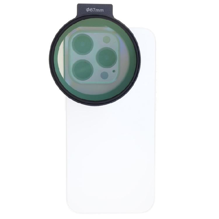 67mm Phone Gadget Filter Base Plastic Filter Attachment Filter Holder Smartphone Filter Attachments for Phone  14/15