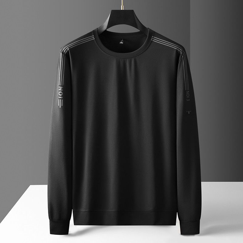 

Экспорт Оригинальный Европейский и Американский Весенне-Осенний Свободный свитер с круглым вырезом Black XL [65.00 kg-75.00 kg]]