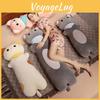 Plush Bib Cat Toy Long Pillow Cartoon Stuffed Doll Decoration Kids Cute Gift