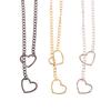 Slip Chain Necklace Rock Stainless Steel Cuban Long Necklace Jewelry Lariat Necklace