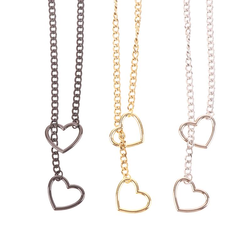 Slip Chain Necklace Rock Stainless Steel Cuban Long Necklace Jewelry Lariat Necklace