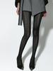 A Pair of Women's 20D Sexy Jacquard Leggings High Pop Fashion Tights