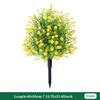 1/2PCS Artificial Colored Flowers with Spikes for Outdoor, UV Resistant Shrubs Plants, for Office Wedding Garden Yard DIY Decor