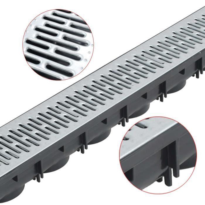 Drainage Channels - VIDAXL - Galvanized Steel - 6 Pcs - 6 M