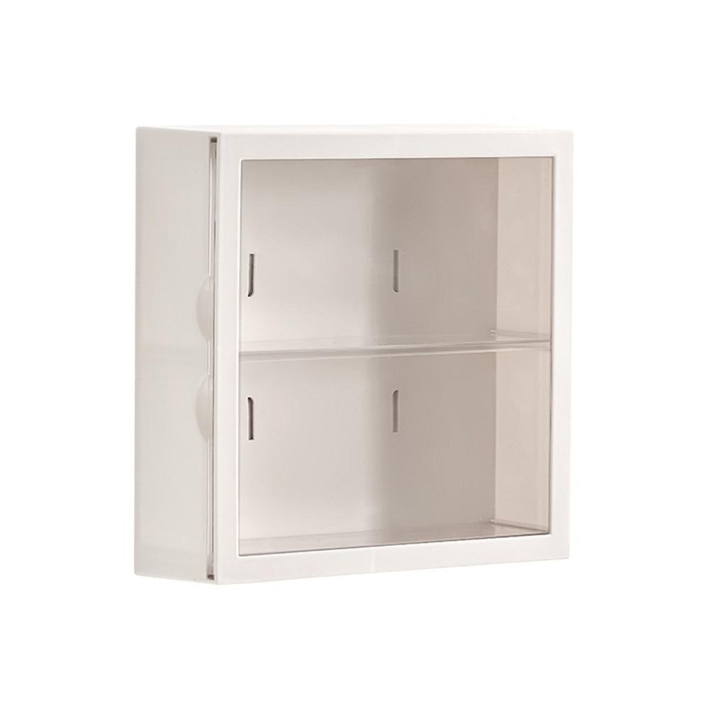 

Прозора вітрина для фігурок, висувна настінна вітрина для зберігання блайнд-боксів M білий