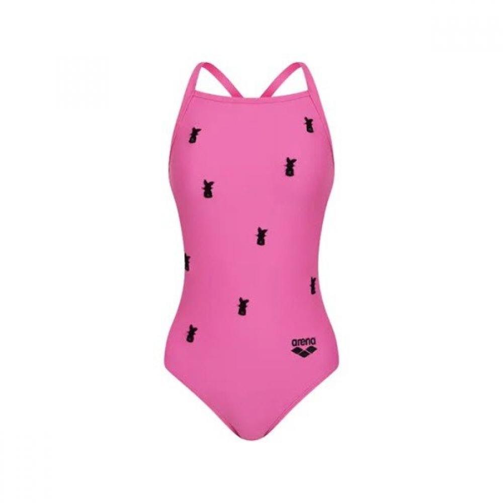 

Arena Women S Fluffy friendS 4 One Piece Single croSS Strap Back a6Sl1co04 Pnk Pink/85