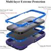 Military Grade Armor Full Body Protection Hard Cases for IPhone 17 Air 16E 16 Pro Max Rugged Shockproof Dustproof Phone Cover