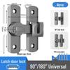No-Drill Surface-Mounted Anti-Theft Sliding Door Latch for Bathrooms and Hotel Rooms