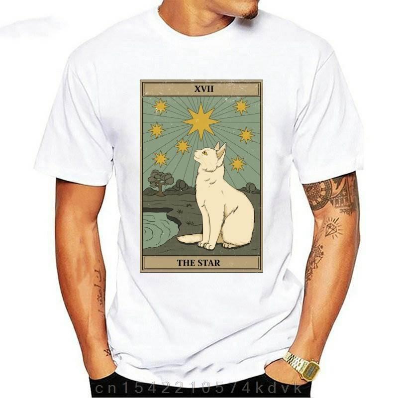 Fashion Women Tarot  Print Tshirts Funny Clothing Cartoon Womens Female Graphic T Shirt Cute Tshirt Casual Tee Shirt Tees