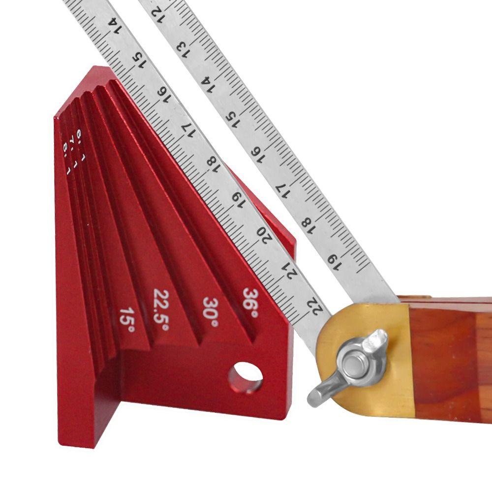 Angle Auxiliary Measuring Bevel Block Gauge Precision Woodworking Protractor  Woodworking Tools