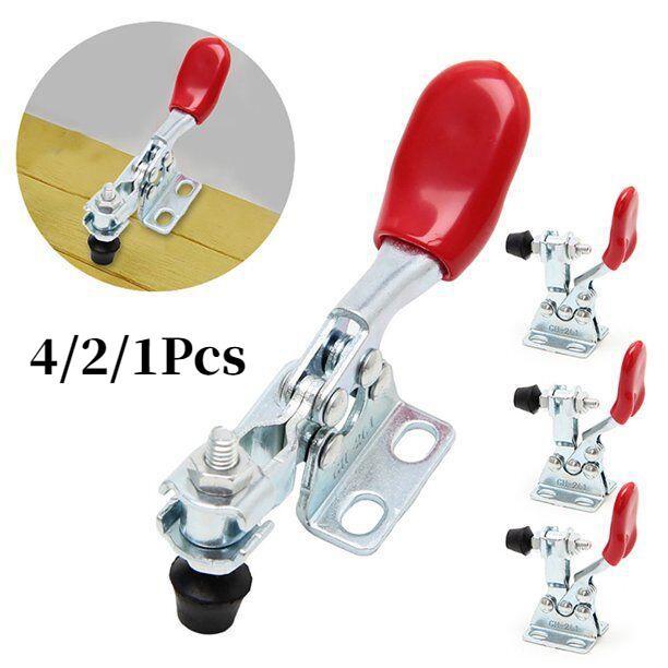 

4/2/1 шт. металлический горизонтальный быстросъемный ручной инструмент тумблерный зажим для фиксации заготовки