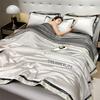 Embroidered Ice Silk Summer Cooling Comforter Set