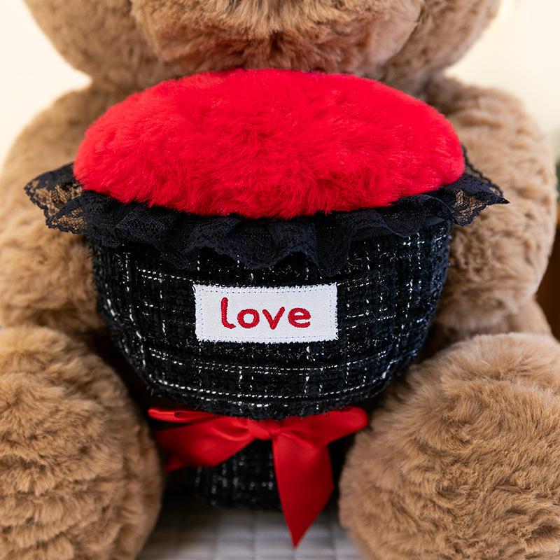 Cute Gift Bear Doll Birthday Gift Teddy Bear Cute Pillow Doll for Girlfriend Valentine's Day Gift