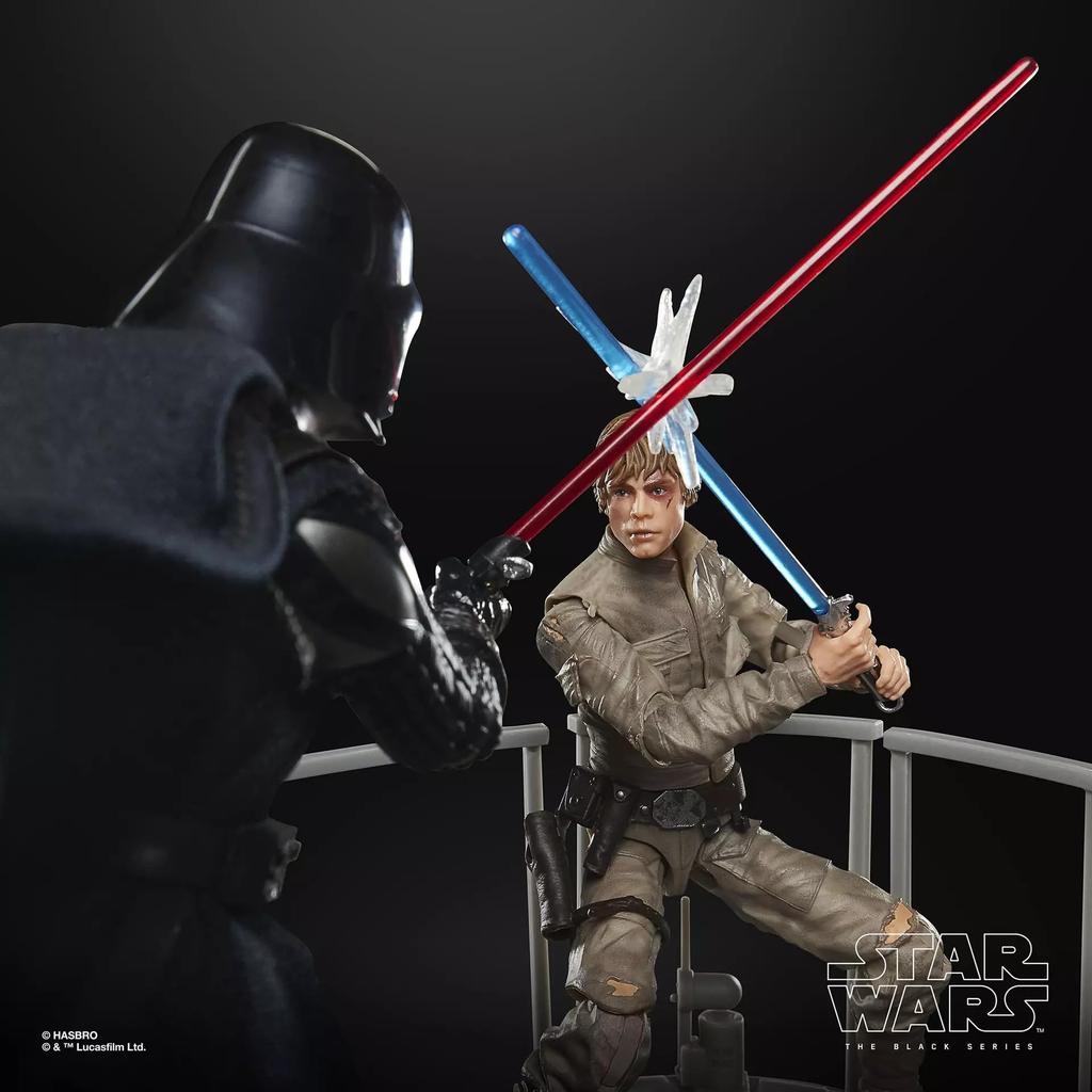 Hasbro Star Wars Black Series Darth Vader Luke Star Wars Episode The Empire Strikes Back Premium Collection 15cm Action Figure Set G1307 & Skywalker,