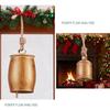 Christmas Bell Pendant Gold Vintage Cow Bell Christmas Tree Decoration