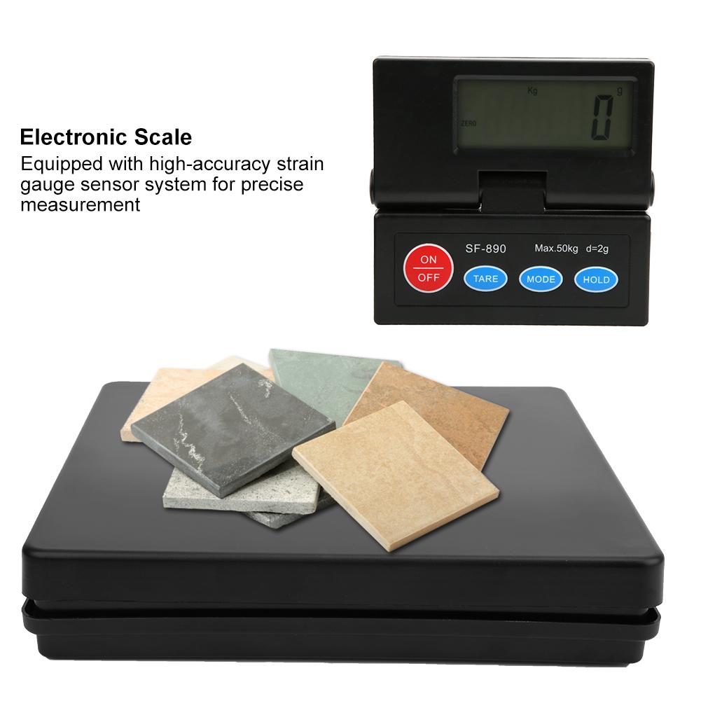 50kg 2g Electronic Platform Scale High Accuracy Display Measurement Tool G KG LB OZ