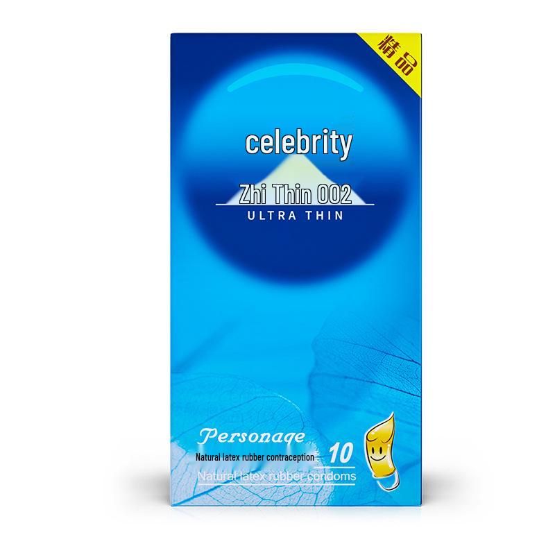Mingliu Ultra Thin Long-Lasting Dotted Condoms with Hyaluronic Acid - 10 Pack