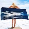 Microfiber Beach Towel Oversized Clearance Towels, Extra Large Sand Free Super Absorbent Travel Pool Towel,Whale Beach Towels