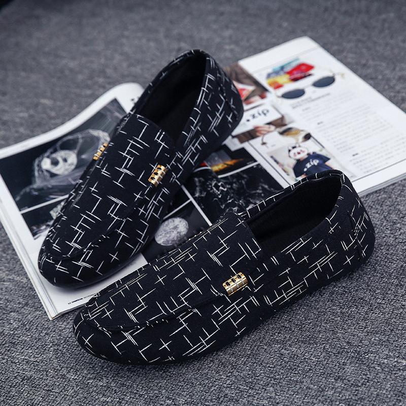 Fashion Summer Design Fashion Sport Shoes New Canvas Men's Casual Shoes Comfortable Non-slip Man Half Slippers Lightweight Walking Shoes