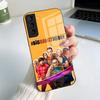 America TV The Big B-Bang Theory Phone Case For Samsung S25 S24 FE S23 S22 S21 Plus S20 Ultra Note20Ultra Black Glass Cover