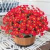 Artificial Flower Door Basket Wreath Cascading Green Leaves Branches Realistic Look UV Resistant Faux Flower Home Decor