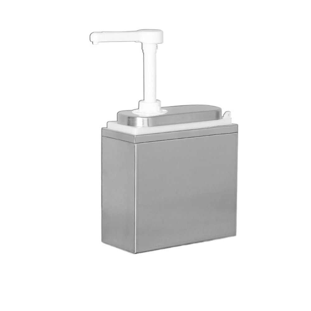 

Hand Pressed Sauce Dispenser Pump 1/2/3 Head Condiment Pump Dispenser Restaurant 1L One head with base