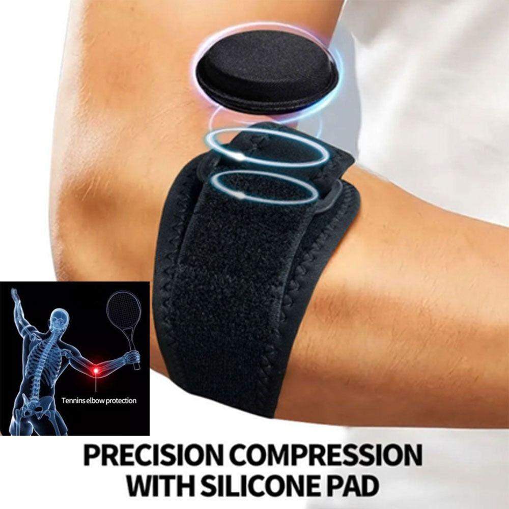 Breathable Elbow Guards Elbow Pain Relief Elbow Strap with Removebale Pad  for Tendonitis