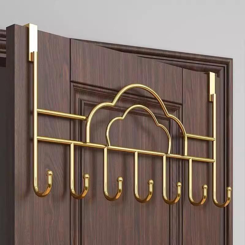 No-Drill Strong Wall-Mounted Coat & Key Hook Rack