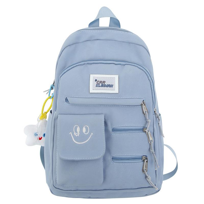Labeling Daily Commuter Student Schoolbag Spring New Large-capacity Junior High School Student Backpack