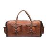 Men's Genuine Leather Luggage Gym Weekend Overnight Duffel Extra Large Bag